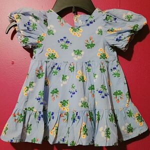 Janie and Jack Blue Floral Dress